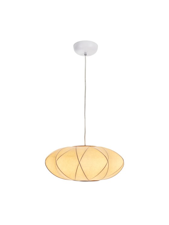 MIAhome MIAhome Lampa wisząca SILK X-shape biała 40 cm Biały
