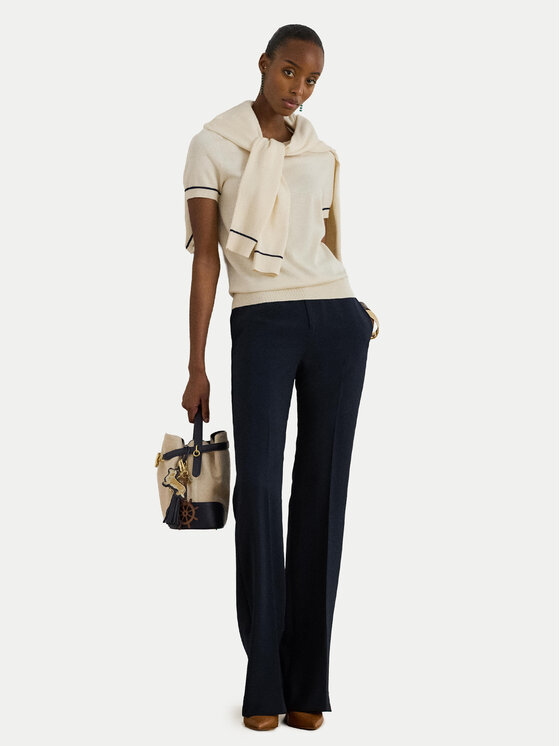 LAUREN RALPH LAUREN LAUREN RALPH LAUREN Sveter 200P08788001 Écru Relaxed Fit