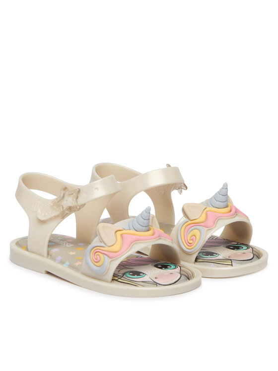 Melissa Melissa Sandały Mini Melissa Mar Sandal Uni Bb 37827 Beżowy