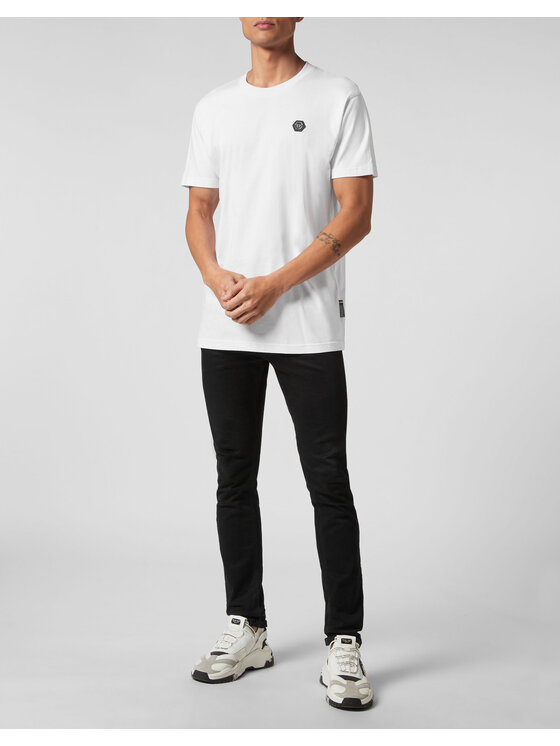 PHILIPP PLEIN PHILIPP PLEIN Tričko 3235 Biela Regular Fit