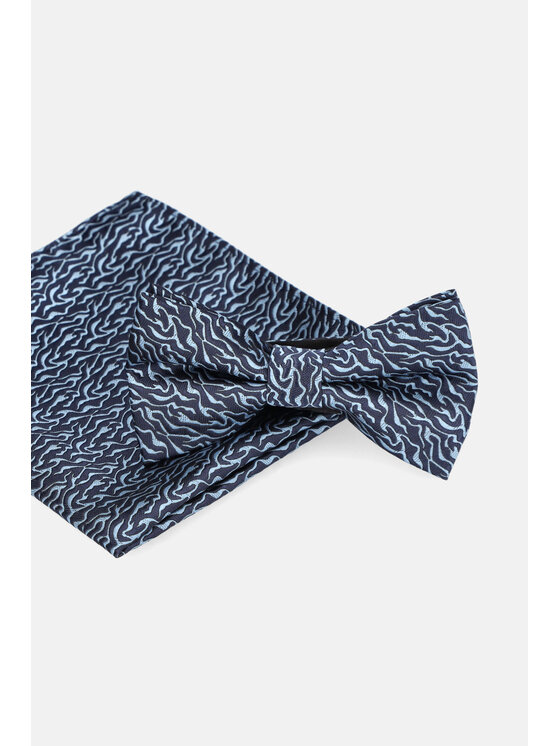 Lancerto Lancerto Komplet mucha i poszetka MU090123000046 Granatowy