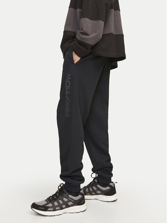 Jack&Jones Jack&Jones Долнище анцуг Gordon 12258477 Черен Regular Fit