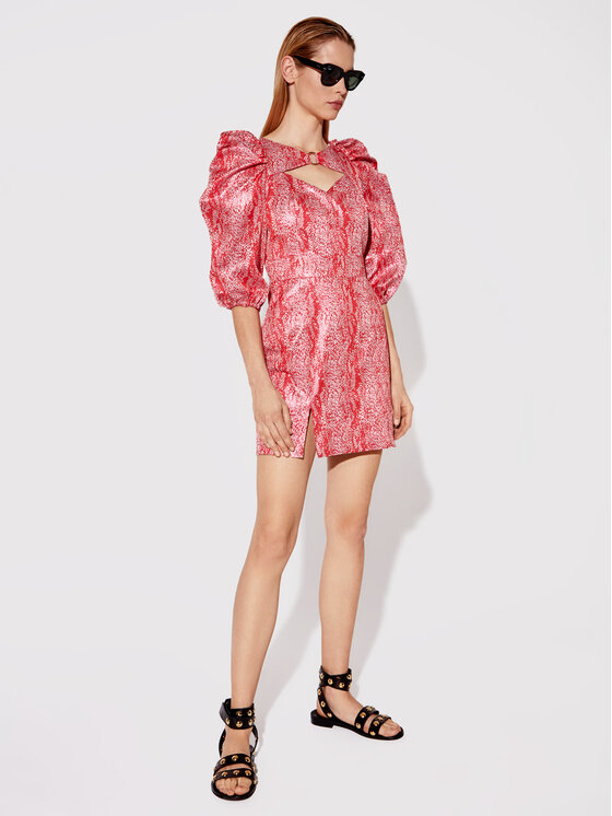 Rage Age Rage Age Kokteilinė suknelė Arete 1 Raudona Slim Fit