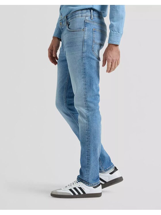 Lee Lee Jeansy LUKE Niebieski Slim Fit