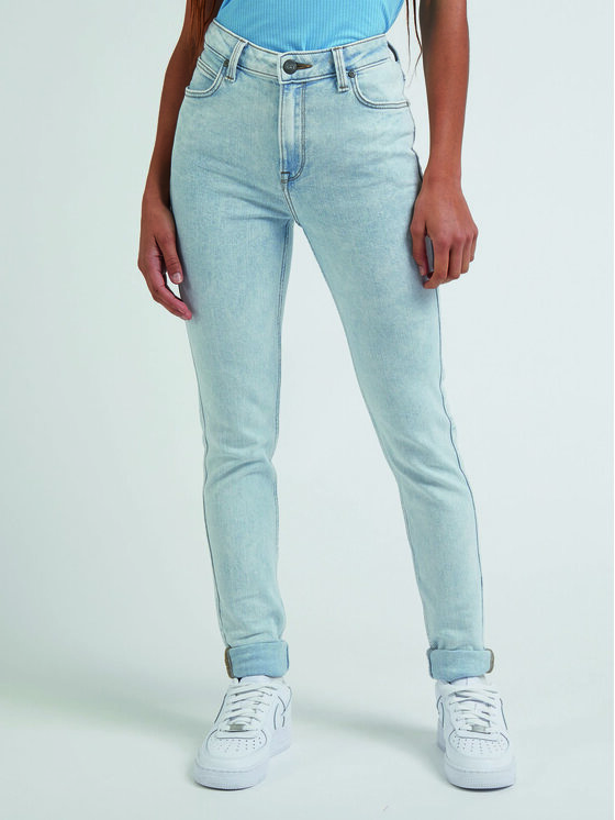 Lee Džínsy Scarlett High L626GWC36 112330603 Modrá Skinny Fit
