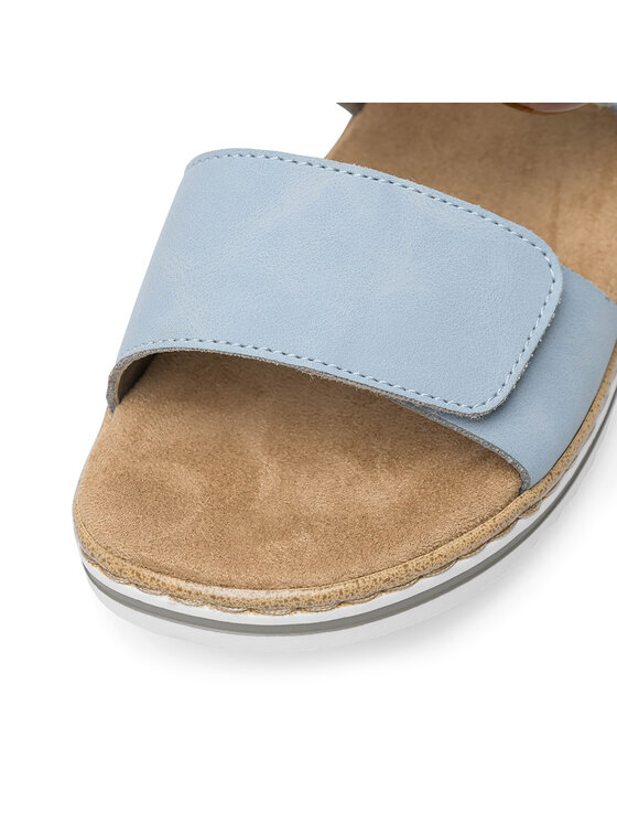 Rieker Rieker Pantoletten V0692-10 Blau