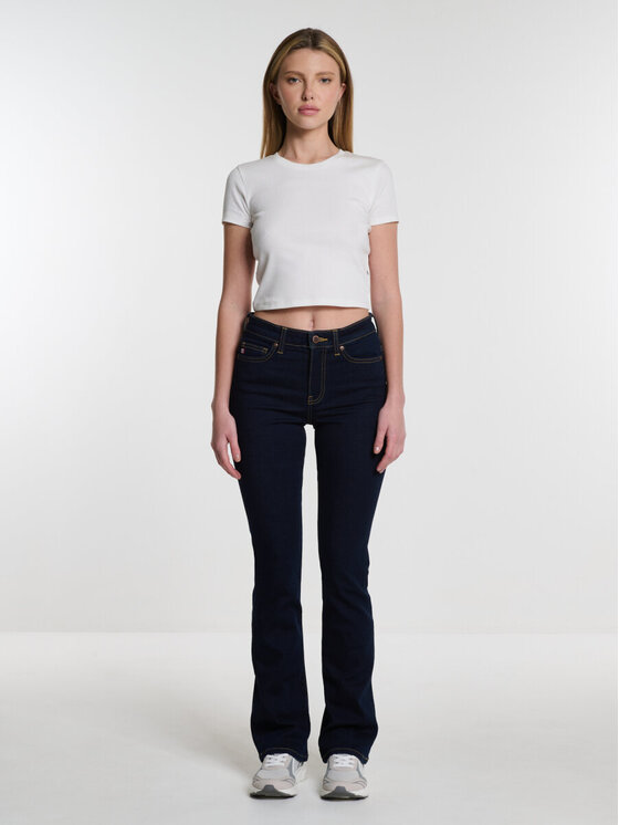 BIG STAR BIG STAR Jeansy ADELA_BOOTCUT_505_190 Granatowy Bootcut Fit