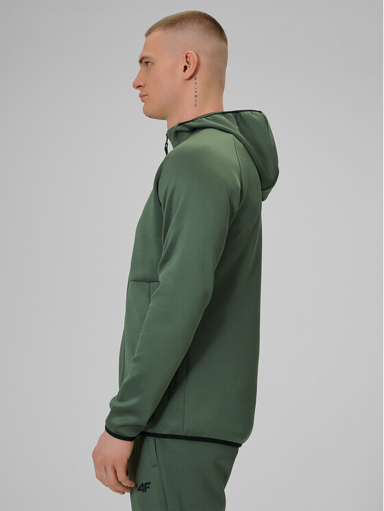 4F 4F Bluza ATHLETIC Khaki Regular Fit