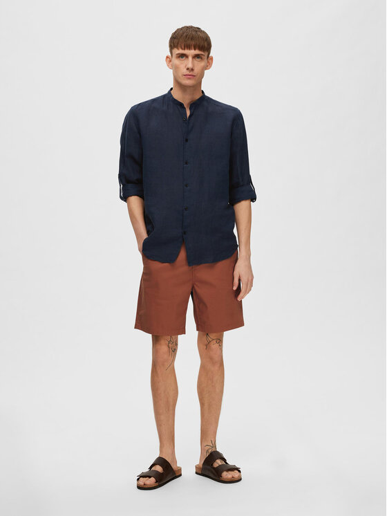 Selected Homme Selected Homme Marškiniai 16088372 Tamsiai mėlyna Regular Fit