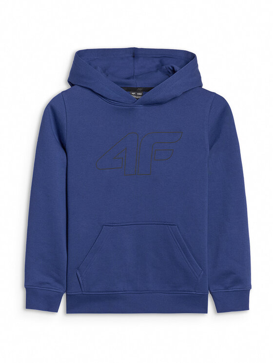 4F 4F Bluza BASIC+ Niebieski Regular Fit