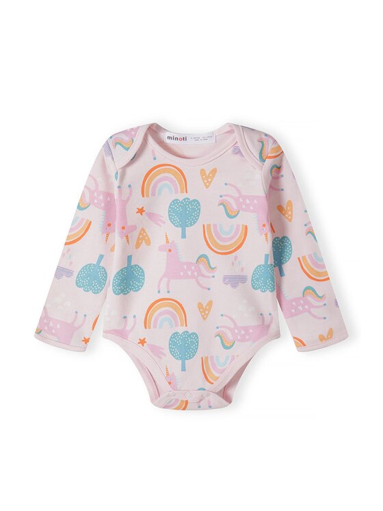 MINOTI MINOTI Komplet 4 par body 16mbaby 8 Różowy Regular Fit