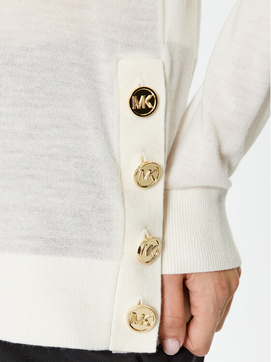 MICHAEL Michael Kors MICHAEL Michael Kors Rollkragenpullover MF360NV4VR Écru Regular Fit