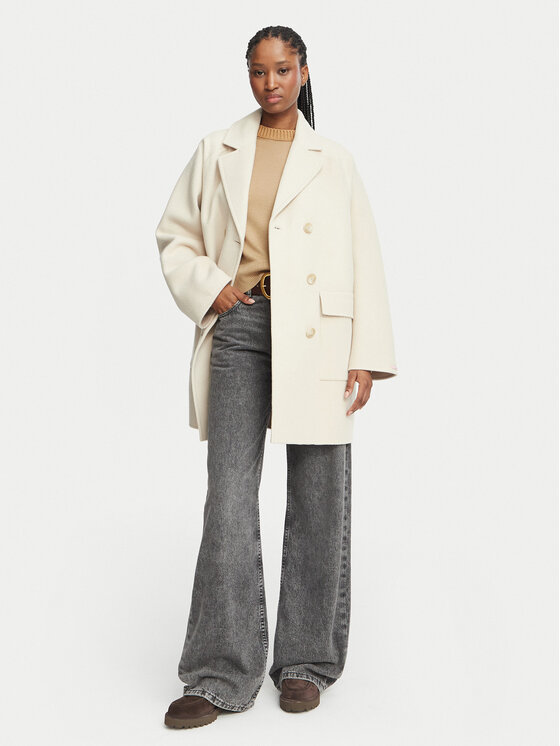 MAX&Co. MAX&Co. Palton de lână 2626016013200 Bej Regular Fit
