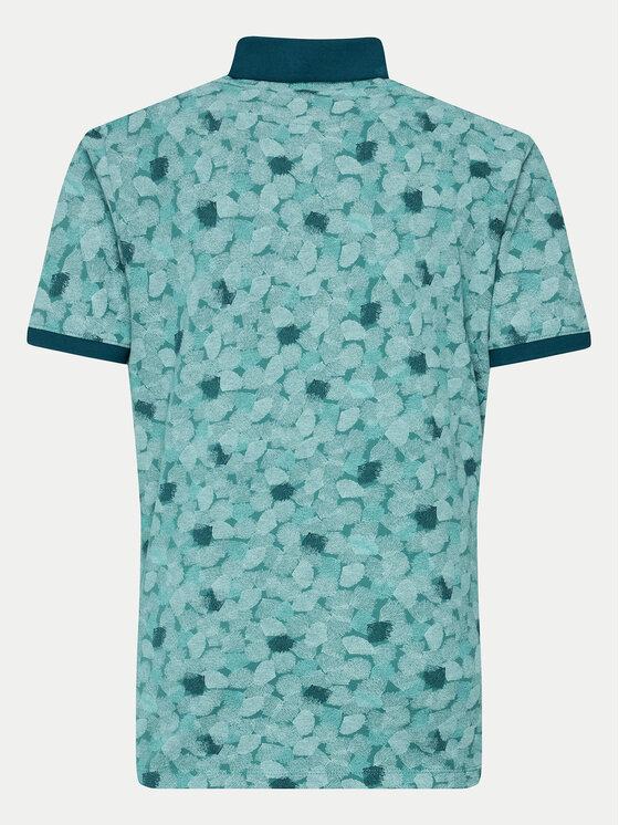 s.Oliver s.Oliver Тениска с яка и копчета 2143978 Син Regular Fit