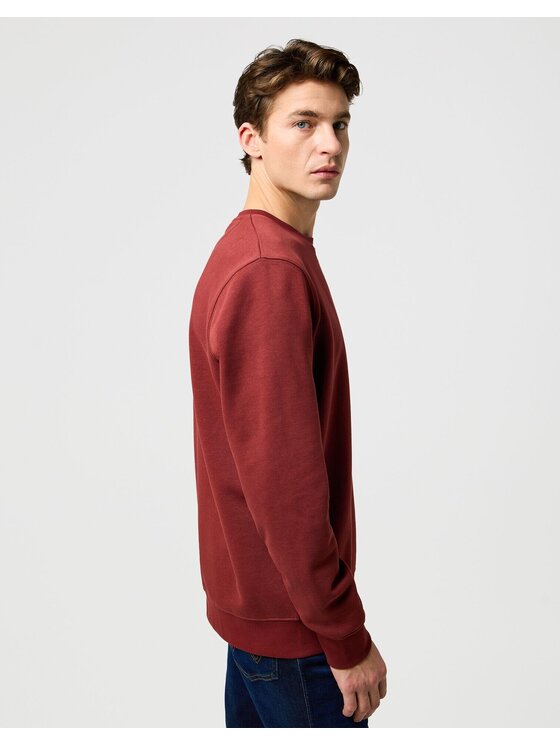 Wrangler Wrangler Felpa 112371464 Bordeaux Regular Fit