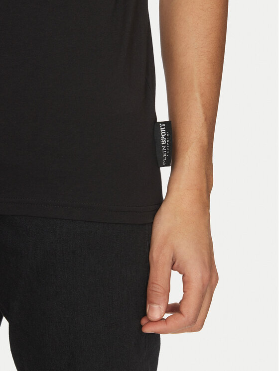 Plein Sport Plein Sport T-krekls SAEC MTK8008 STE001N Melns Regular Fit