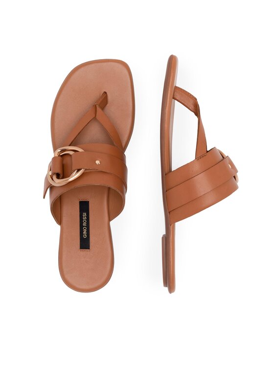 GINO ROSSI Gino Rossi Žabky YUNA-4220 Hnědá