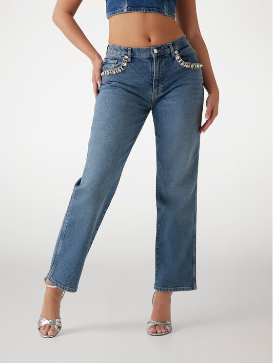 Guess Guess Jeansy 170519 Niebieski Straight Fit
