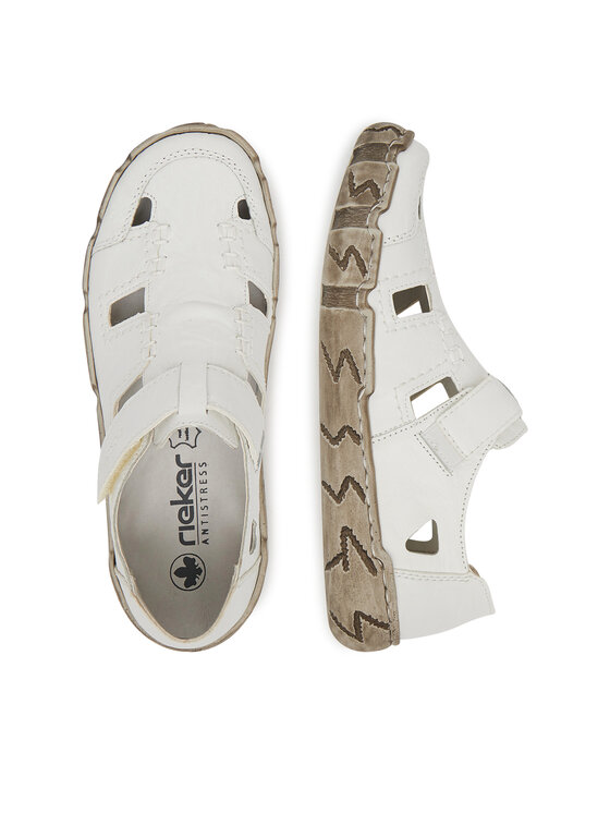 Rieker Rieker Halbschuhe L0362-80 Weiß