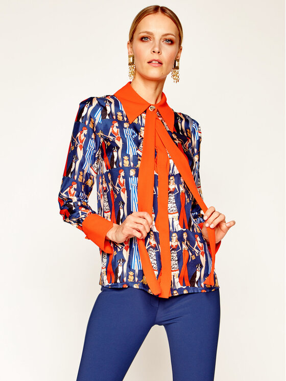Elisabetta Franchi Elisabetta Franchi Koszula CA-268-02E2-V399 Kolorowy Regular Fit