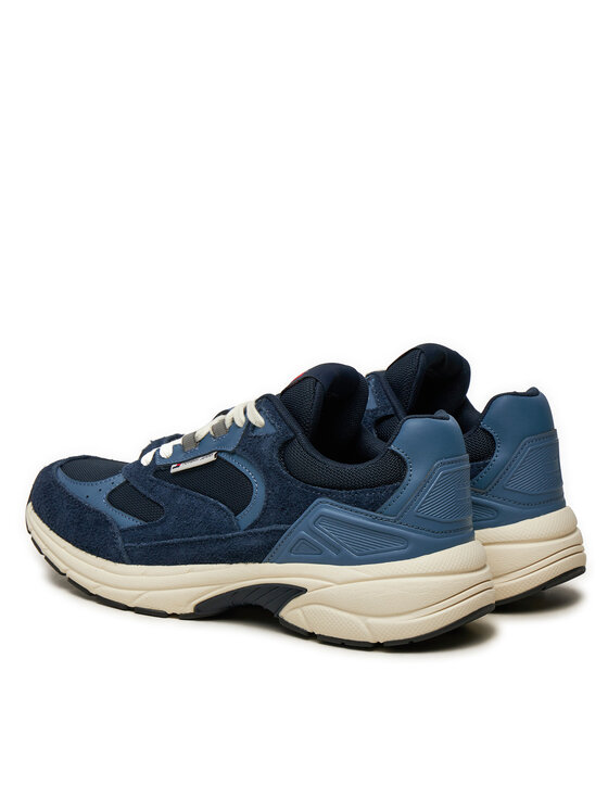 Tommy Jeans Tommy Jeans Sneakersy The Coney Suede EM0EM01501 Granatowy
