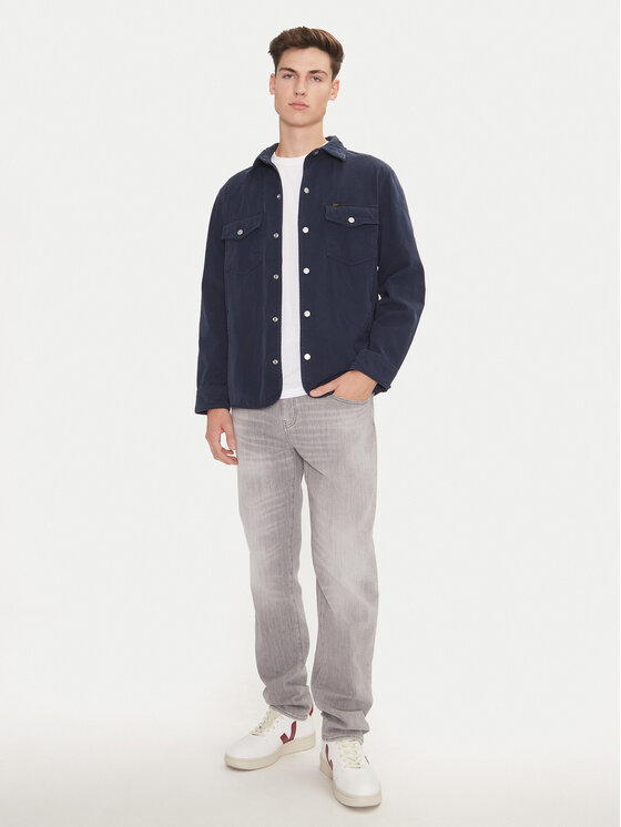 Lee Lee Hemdjacke 112355568 Blau Loose Fit