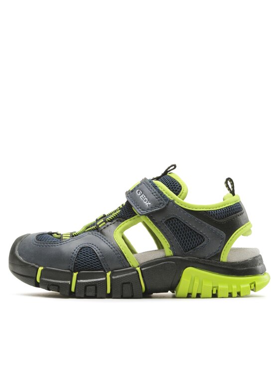 Geox Geox Sandale J Sandal Dynomix Boy J35GHA014MEC0749 S Tamnoplava