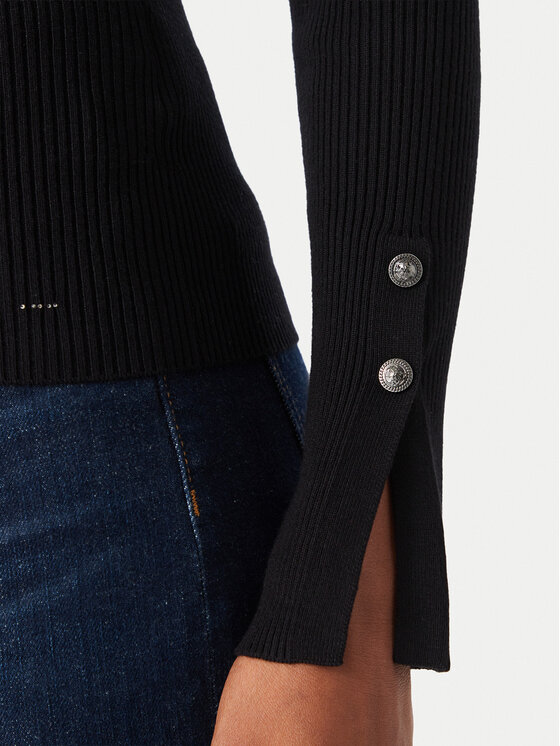 Guess Guess Pullover W6YR10 Z0949 Schwarz Slim Fit