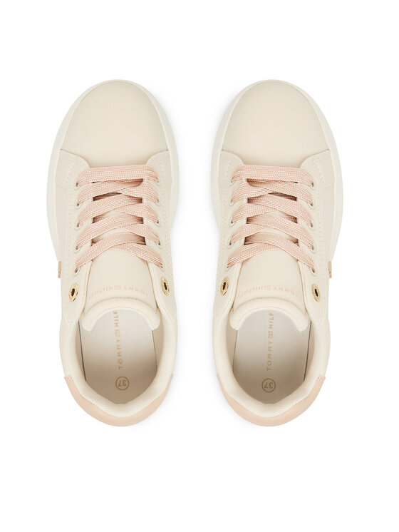Tommy Hilfiger Tommy Hilfiger Снікерcи T3A9-34253-1355 S Écru