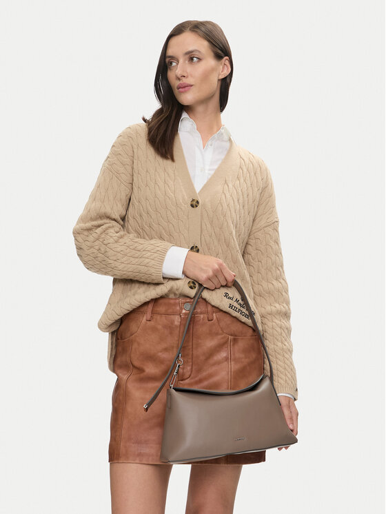 Calvin Klein Calvin Klein Torbica Soft Sculpt K60K612565 Siva