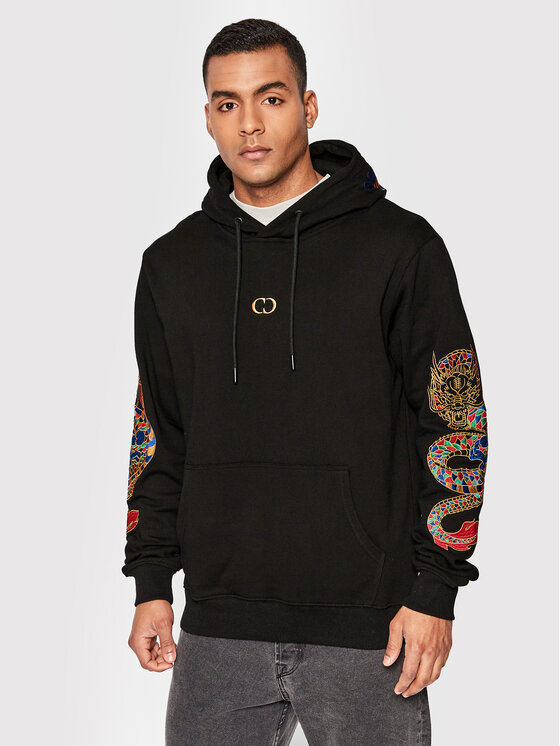 Criminal Damage Criminal Damage Світшот Gold Dragon GDHWB21 Чорний Oversize