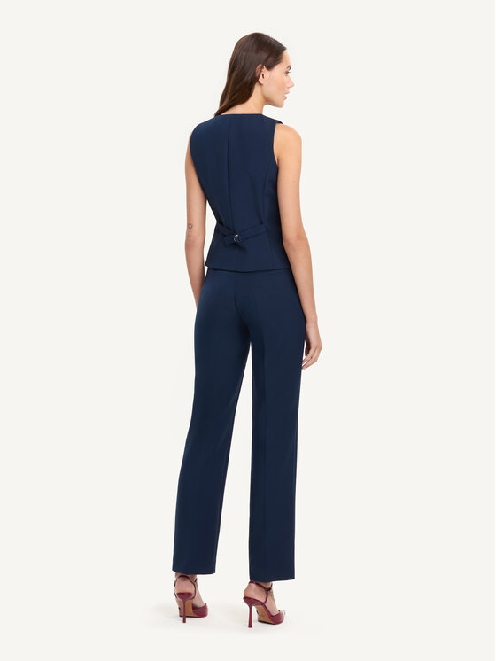 KMX KMX Spodnie materiałowe 808670012 Granatowy Straight Fit