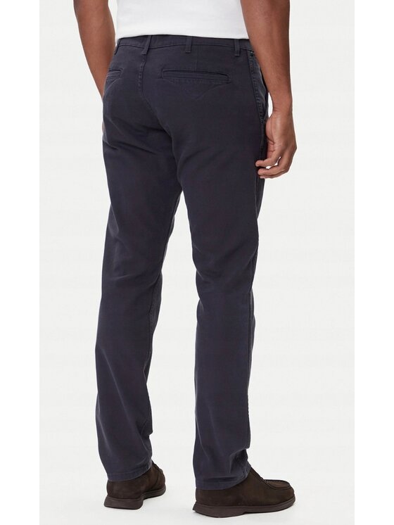 Wrangler Wrangler Chinosy Regular Chino Niebieski Chino Fit