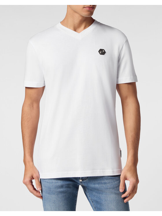 PHILIPP PLEIN PHILIPP PLEIN T-Shirt 14821 Bílá Regular Fit