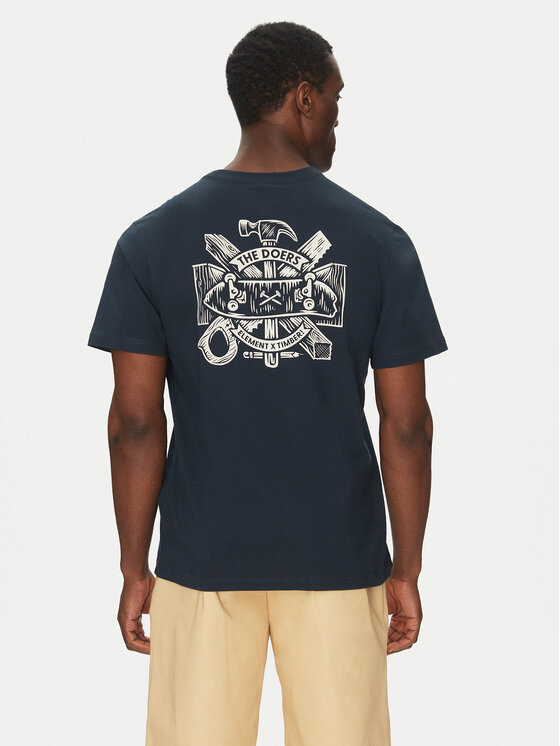 Element Element Тишърт ELYZT00522 Тъмносин Regular Fit