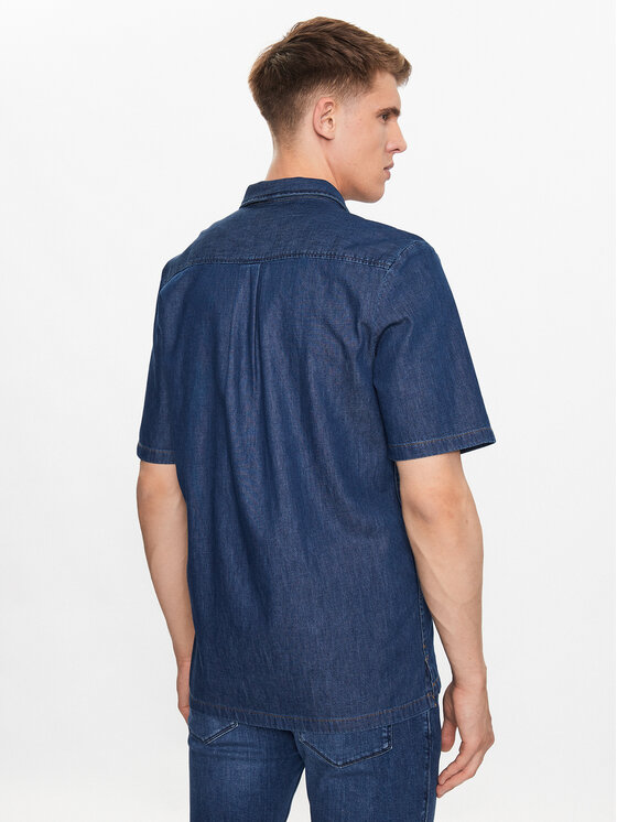 HUGO Hugo Hemd 50490764 Blau Relaxed Fit