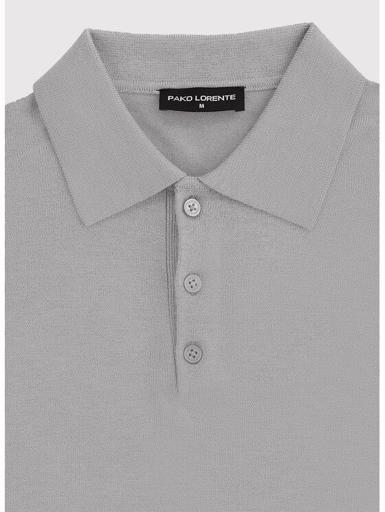 Pako Lorente Pako Lorente Sweter P26WF-2X-005 Szary Regular Fit