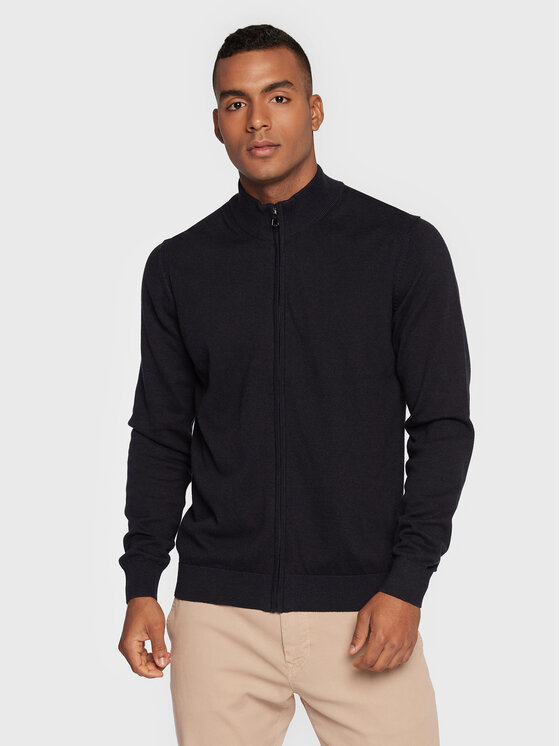 Pierre Cardin Cardigan C5 50159 000 5010 Bleu marine Regular Fit