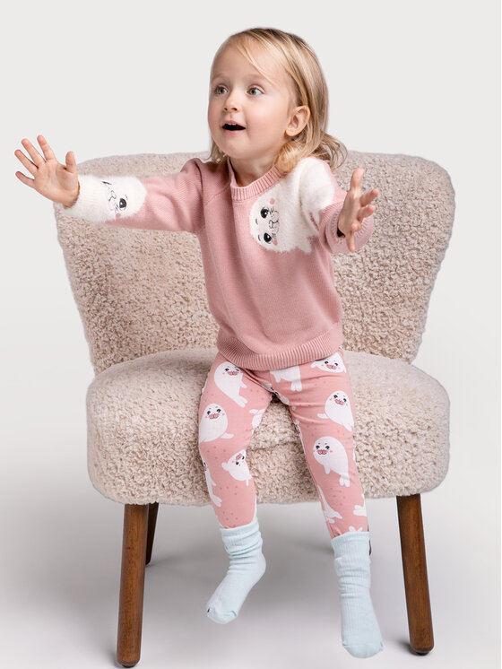 Coccodrillo Coccodrillo Leggings ZC2122101WIN Rosa Slim Fit