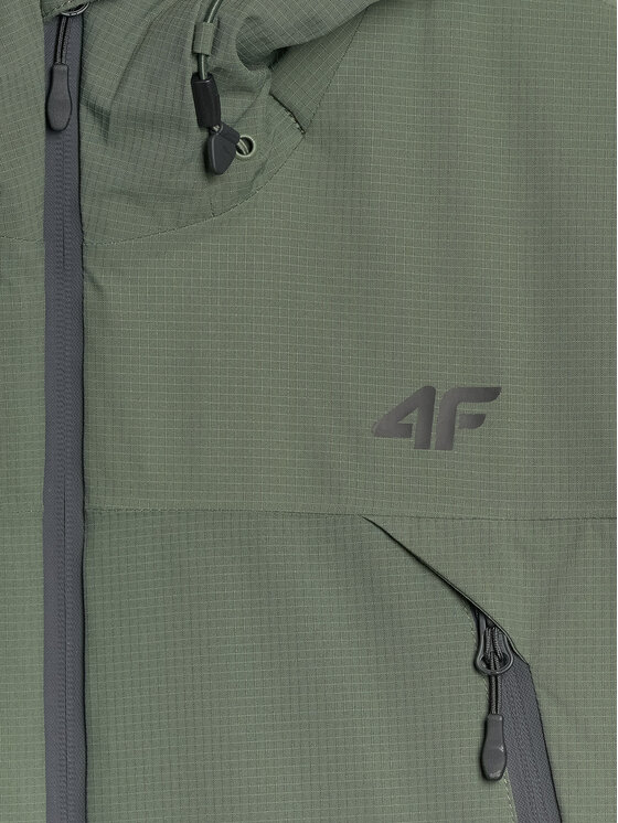 4F 4F Kurtka przejściowa casual Zielony ciemny Regular Fit