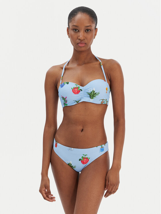 Seafolly Seafolly Góra od bikini Playa Bonita 30574-287 Błękitny