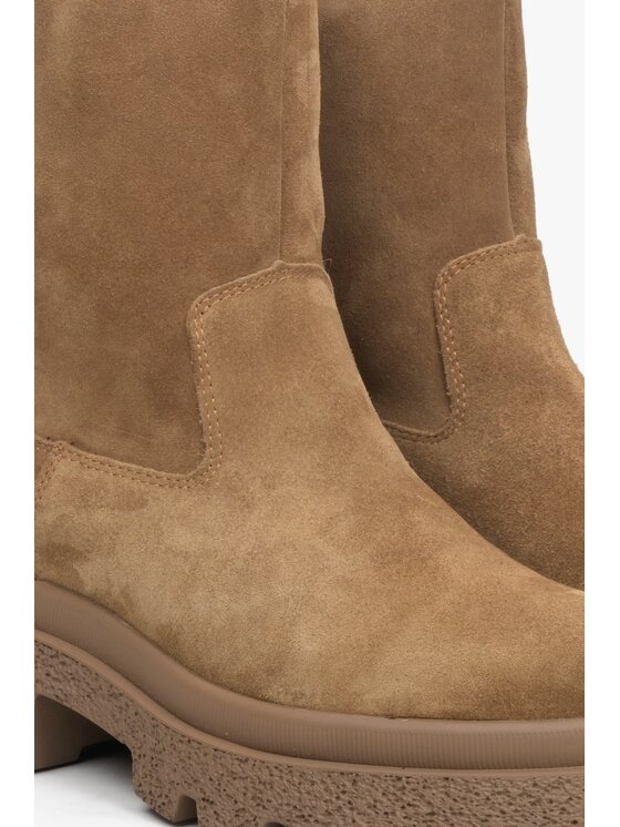 Estro Estro Μποτάκια ER00113955 Καφέ