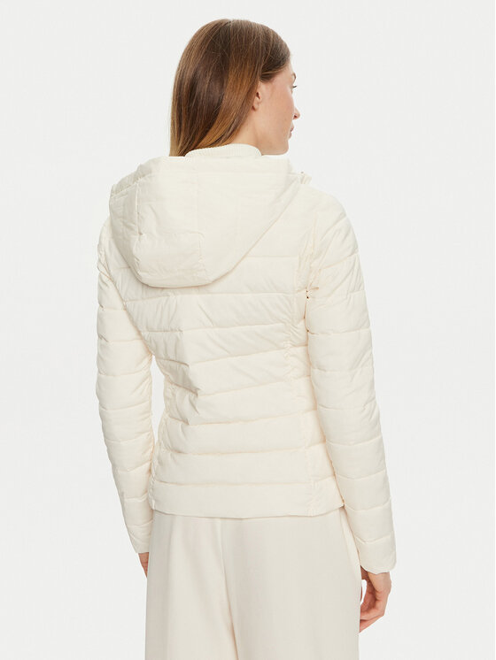 Guess Guess Пухено яке Diann V4YL04 WF3X0 Екрю Regular Fit