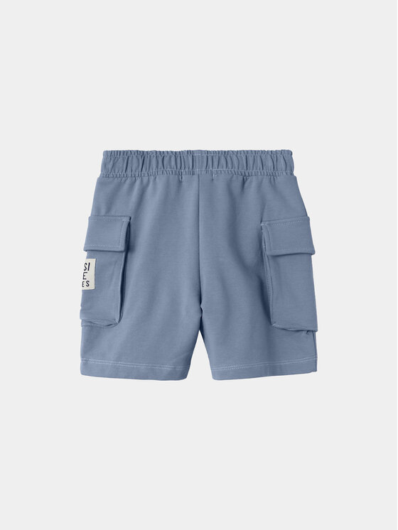 NAME IT NAME IT Šortky z materiálu Dylan 13228567 Modrá Regular Fit