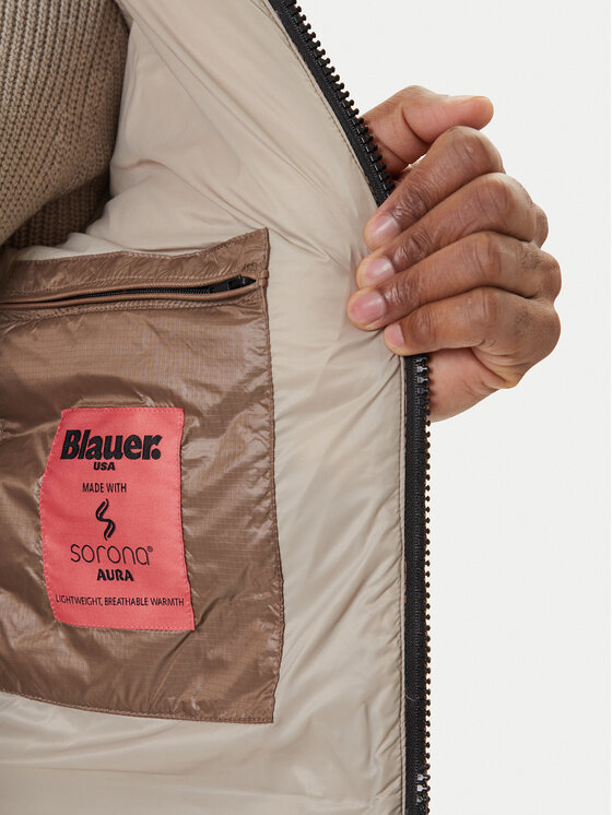 Blauer Blauer Преходно яке 25WBLUC02079 Бежов Regular Fit