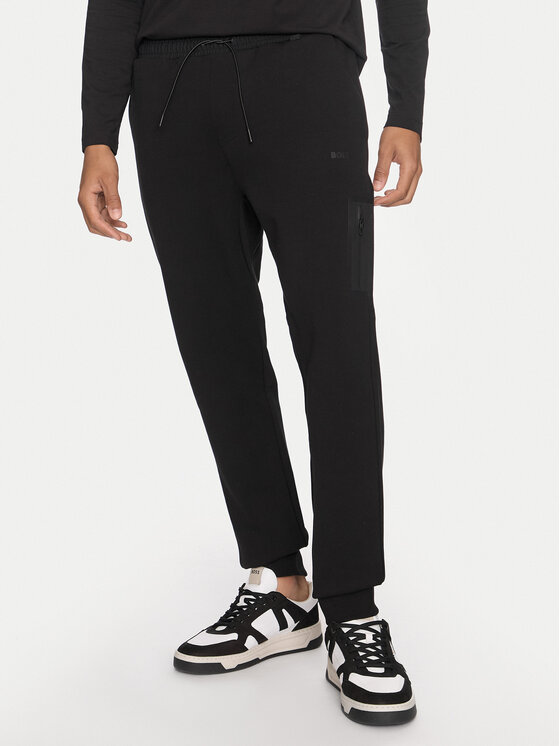 BOSS Boss Долнище анцуг Hariq 50519026 Черен Regular Fit