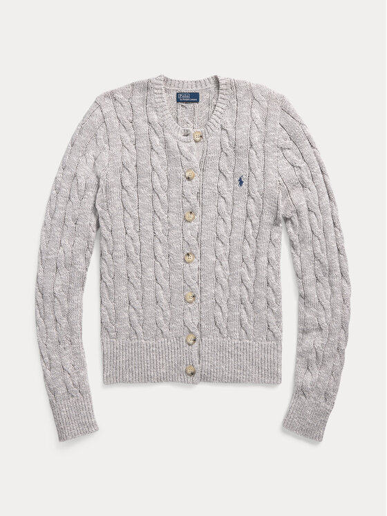 Polo Ralph Lauren Polo Ralph Lauren Kardiganas 211947926001 Pilka Slim Fit