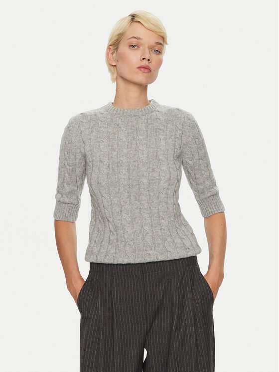 2NDDAY 2NDDAY Пуловер Natal 2245343456 Сив Slim Fit