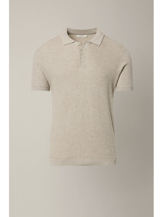 Lancerto Lancerto Polo Jacopo PO073126000034 Beżowy Regular Fit