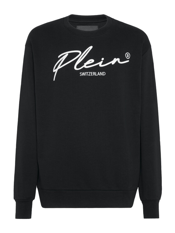 PHILIPP PLEIN PHILIPP PLEIN Bluza 5003 Czarny Regular Fit